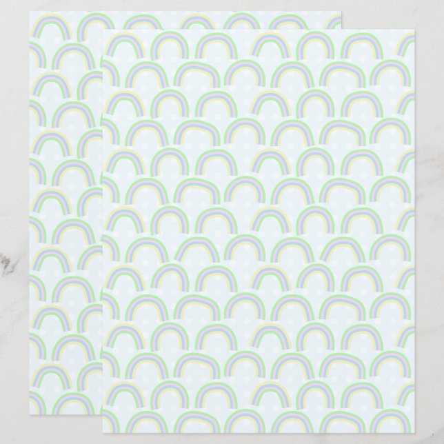 Pastel Rainbow Blue (Devant / Derrière)