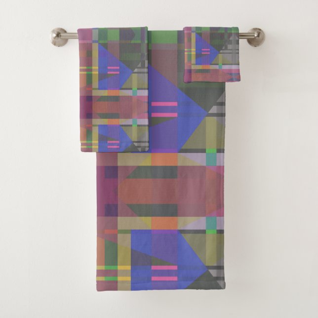 Pastel rainbow Colorful Geometric (En situation)