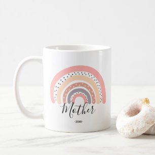 Pastel Rainbow Mama Cute Coffee Mug