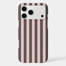 Pastel Rose Marron Rayures Minimaliste Esthétique