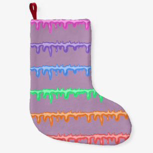 Pastel Ruban Arc-en-ciel Fondu Chaussette de Noël