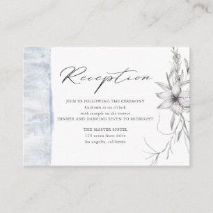 pastel rustique botanique carte de réception de ma