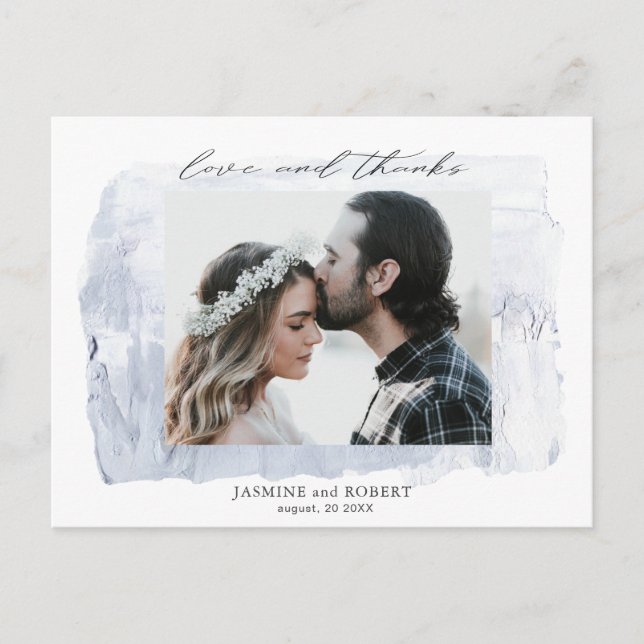 pastel rustique Photo Merci Carte postale (Devant)