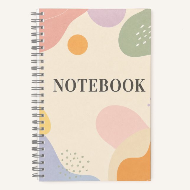 Pastel Shapes Notebook –  Dotted Journal (Recto)