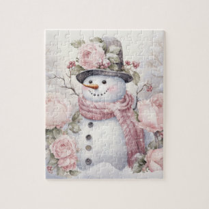 Pastel Snowman_05 Puzzle