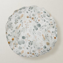 Pastel Soft Sanctuaire Coussin rond