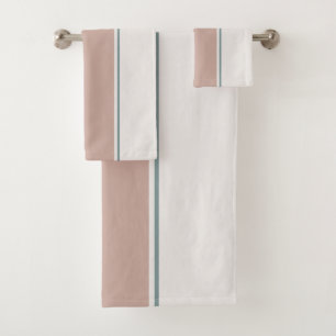 Pastel Stripes-2 – Style de serviette de spa minim