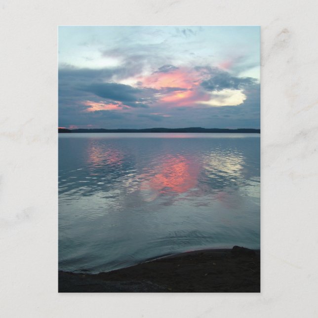 Pastel Sunset carte postale personnalisée (Devant)