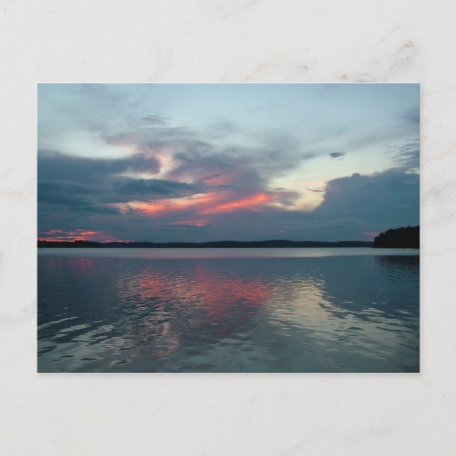 Pastel Sunset carte postale personnalisée (Devant)