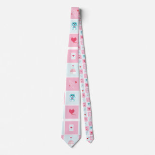 pastel valentines jour homme hommes cravate