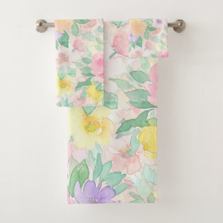 Pastel Watercolor Floral Pattern – Soft Spring 