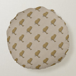 Pastels Golden Leaf Motif Lover Coussin