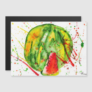 pastèque Abstraite couleur vive
