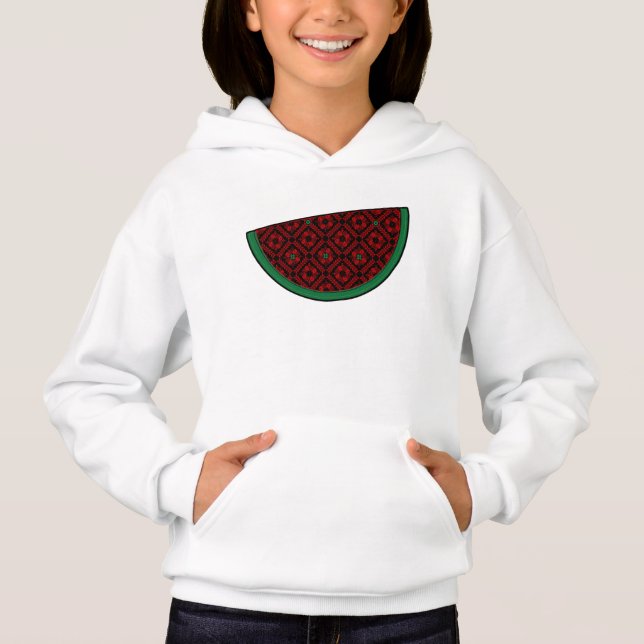 Pastèque de Palestine Broderie tatreez rouge (Devant)