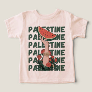 pastèque, fleurs et palestine libre Répéter