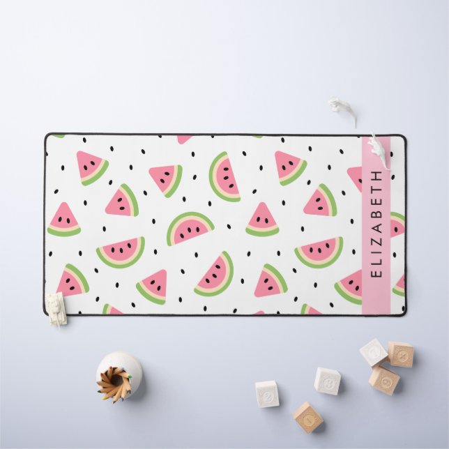 Pastèque Rose, Pâtes De Pâques, Votre Nom (Tableau pour enfants)