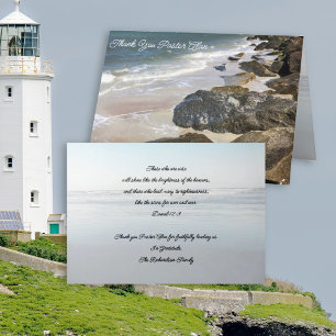 Pasteur Appréciation Jetty Rocks Carte d'écriture