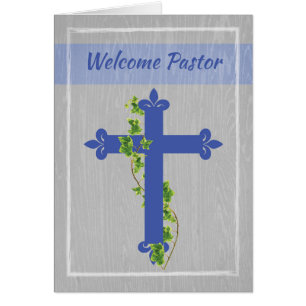 Pasteur de bienvenue, Croix Bleue sur Arrière - p