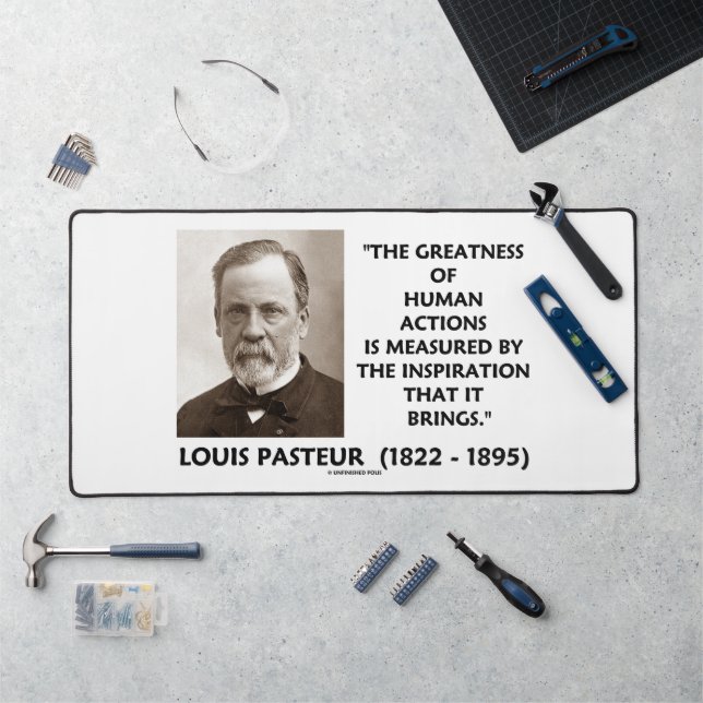 Pasteur Grandeur Des Actions Humaines Inspiration (Poste de travail)
