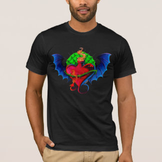 Pasyko-Daizie Dragon  Wing Heart T-shirt pour homm