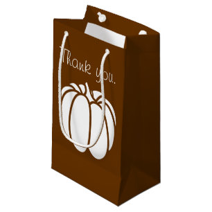 Patch citrouille dans le sac cadeau au chocolat