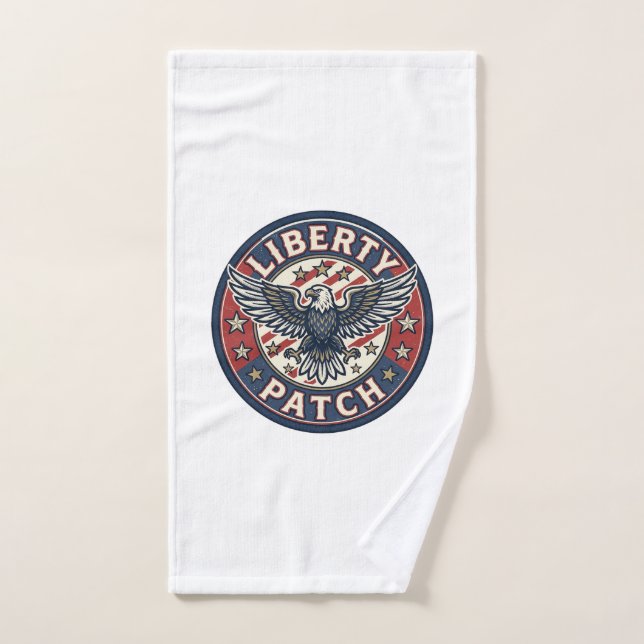 Patch de liberté patriotique Broderie (Serviette à main)