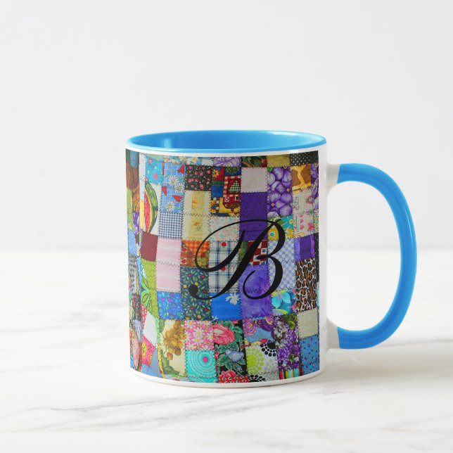 PATCHWORK-1 MONOGRAM GAIL MUG (Droite)