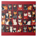 patchwork chats AI art céramique carreaux<br><div class="desc">patchwork chats AI art céramique carreaux</div>