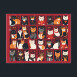 patchwork chats IA art carte postale<br><div class="desc">patchwork chats IA art carte postale</div>