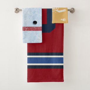 Patchwork de hockey sur glace personnalisé color