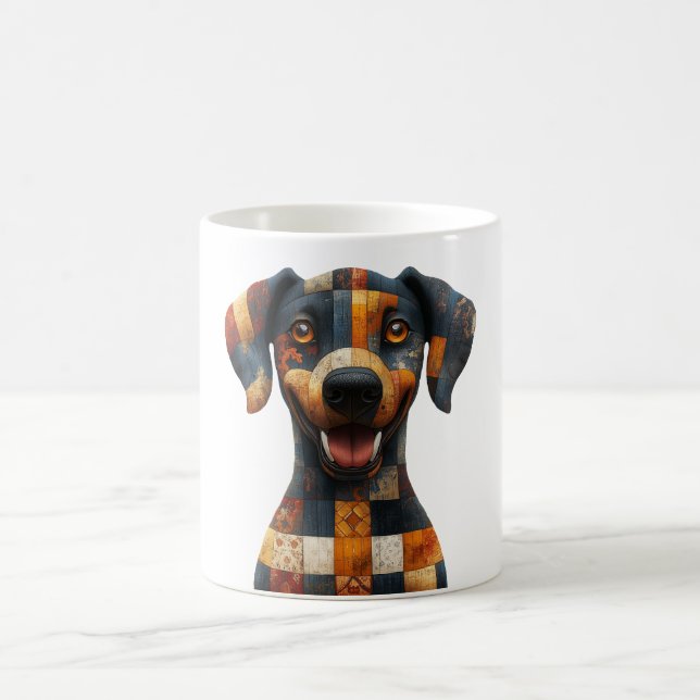 Patchwork Dog Mug (Centre)