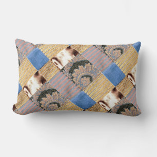 Patchwork en Coussins de Parties scintillant d'or