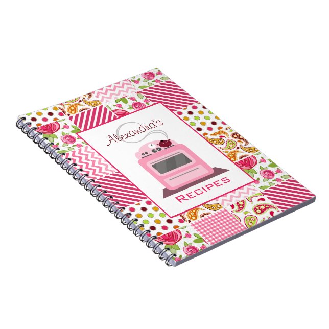 Patchwork Girly et rétro carnet de recette de (Côté Droit)