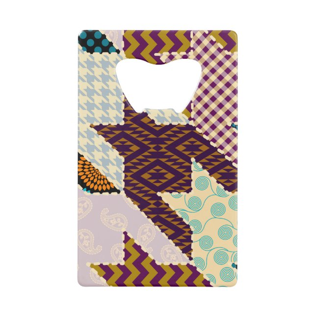 Patchwork Hounds-tooth : Armature Vintage sans joi (Devant)