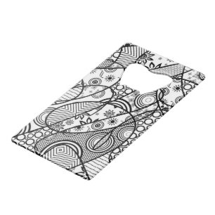 Patchwork motif noir et blanc 01