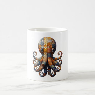 Patchwork Octopus Mug