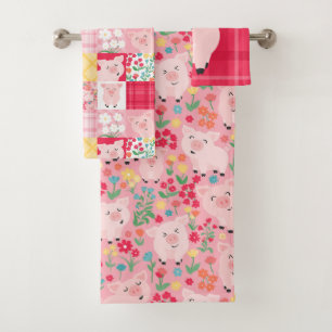 Patchwork Pig Floral Farm Enfants Rose