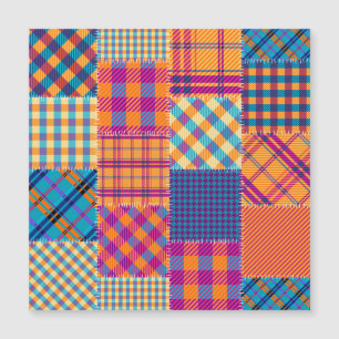 Patchwork textile : motif vintage transparent.