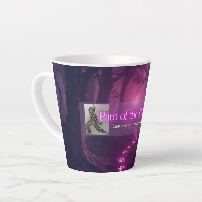 Path of the Flat Foot Small Latte Mug (Angle gauche)