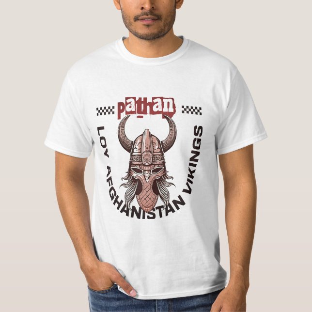 Pathan Afghanistan T-Shirt | Pashtun Pride Apparel (Devant)