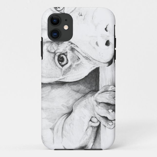 Patiemment en attente ~ iPhone 5 Coque (Dos)
