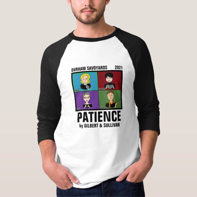 Patience 2021 T-Shirt (Blanc) (Devant)