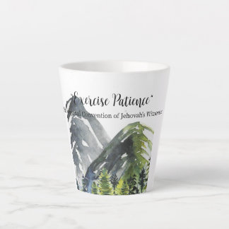 "Patience de l'exercice" Petite Mug latte