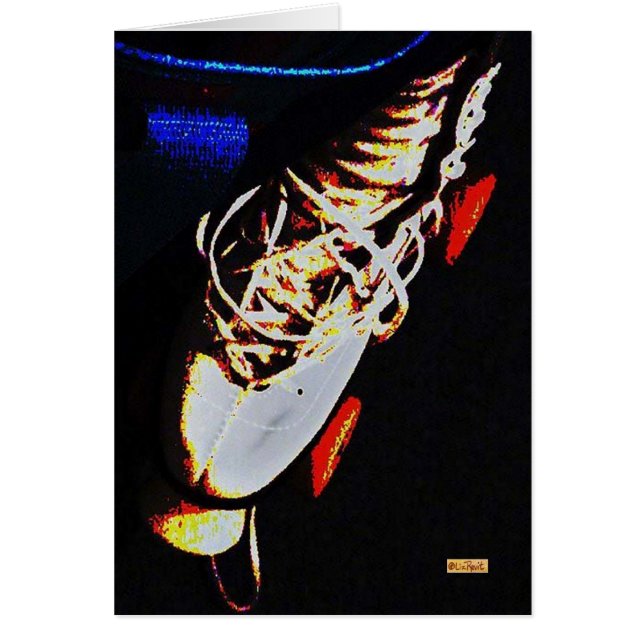 Patin avec les roues oranges (Devant)