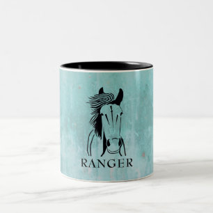 Patina Turquoise Personnalisable Mug Artistique Ch
