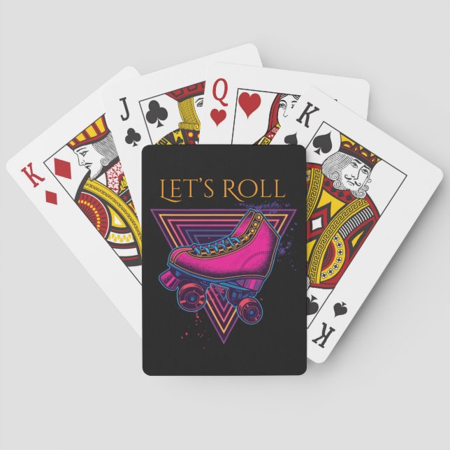 Patinage à rouleaux Cartes de jeu (dos)