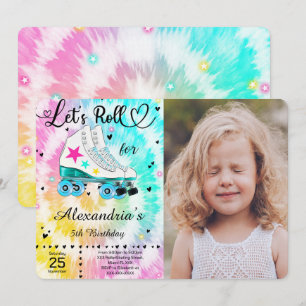 Patinage à rouleaux - Invitation photo