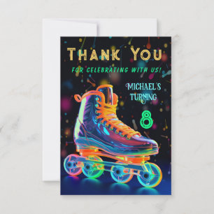 Patinage Anniversaire Fête Invitation