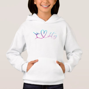 patinage artistique filles sweat - shirt à capuche