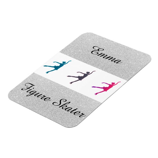 Patinage artistique Magnet photo flexible personna (Côté Gauche)